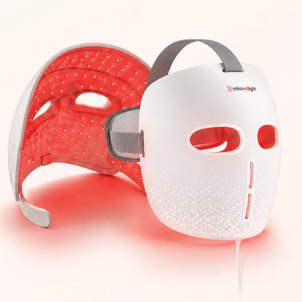 MitoGLOW™ LED Red Light Therapy Face Mask - FDA Cleared, 1,064 LEDs, 4 Wavelengths by Mito Red Light