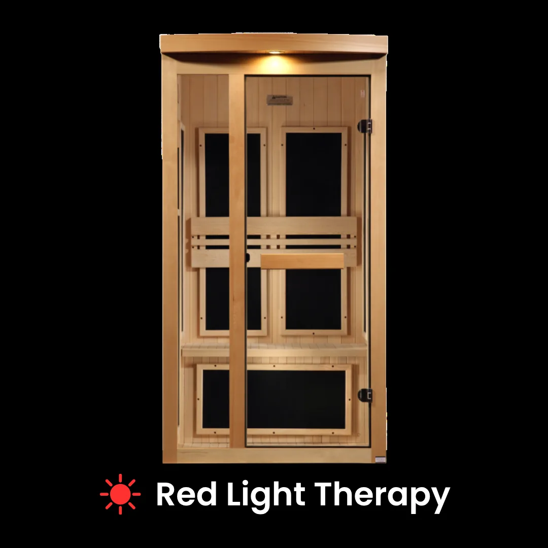 Glamour Far Infrared Indoor Sauna - 1 Person by Salus Saunas