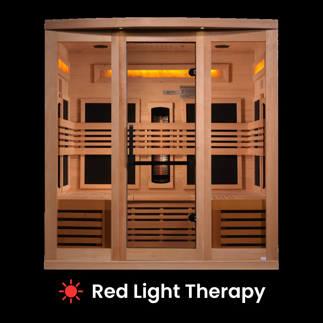 Grand Retreat Full Spectrum Infrared Indoor Sauna - 6 Person by Salus Saunas