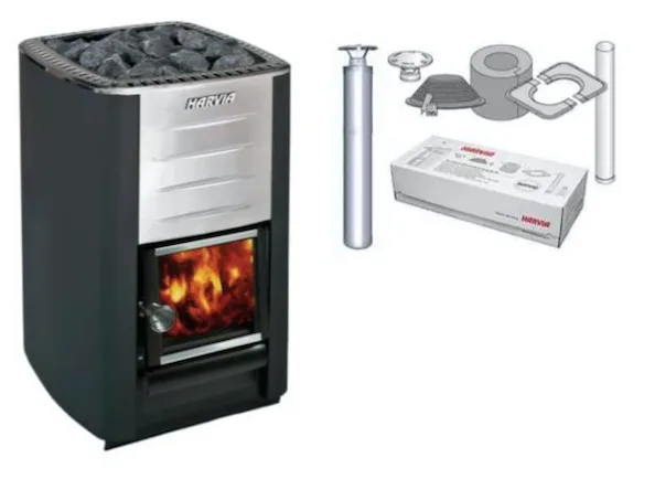 Harvia Burning Stove Sauna Heaters by Salus Saunas
