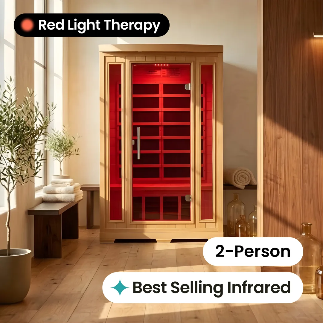 Laurel King Far Infrared Indoor Sauna - 2 Person by Salus Saunas