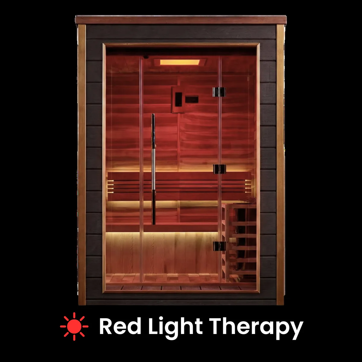 Aspire Traditional Indoor/Outdoor Sauna - 2 Person by Salus Saunas
