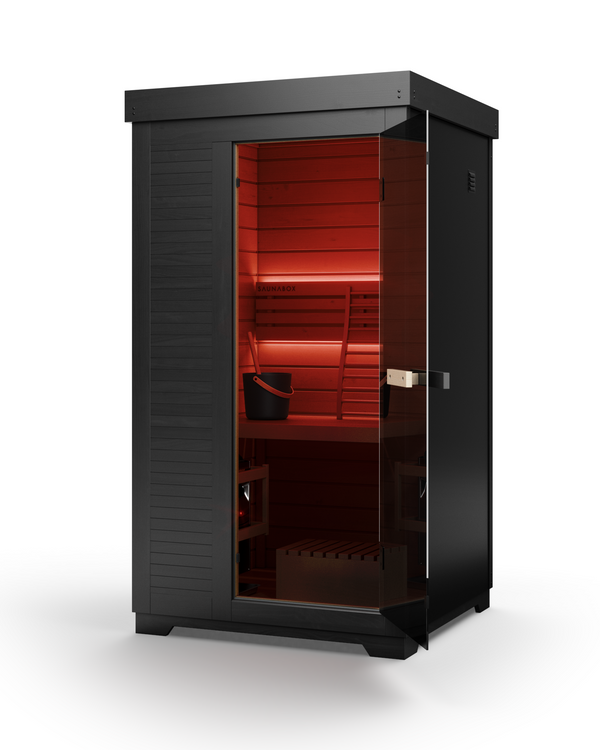 SaunaBox® Forge 1-Person: Traditional Finnish Sauna by SAUNABOX
