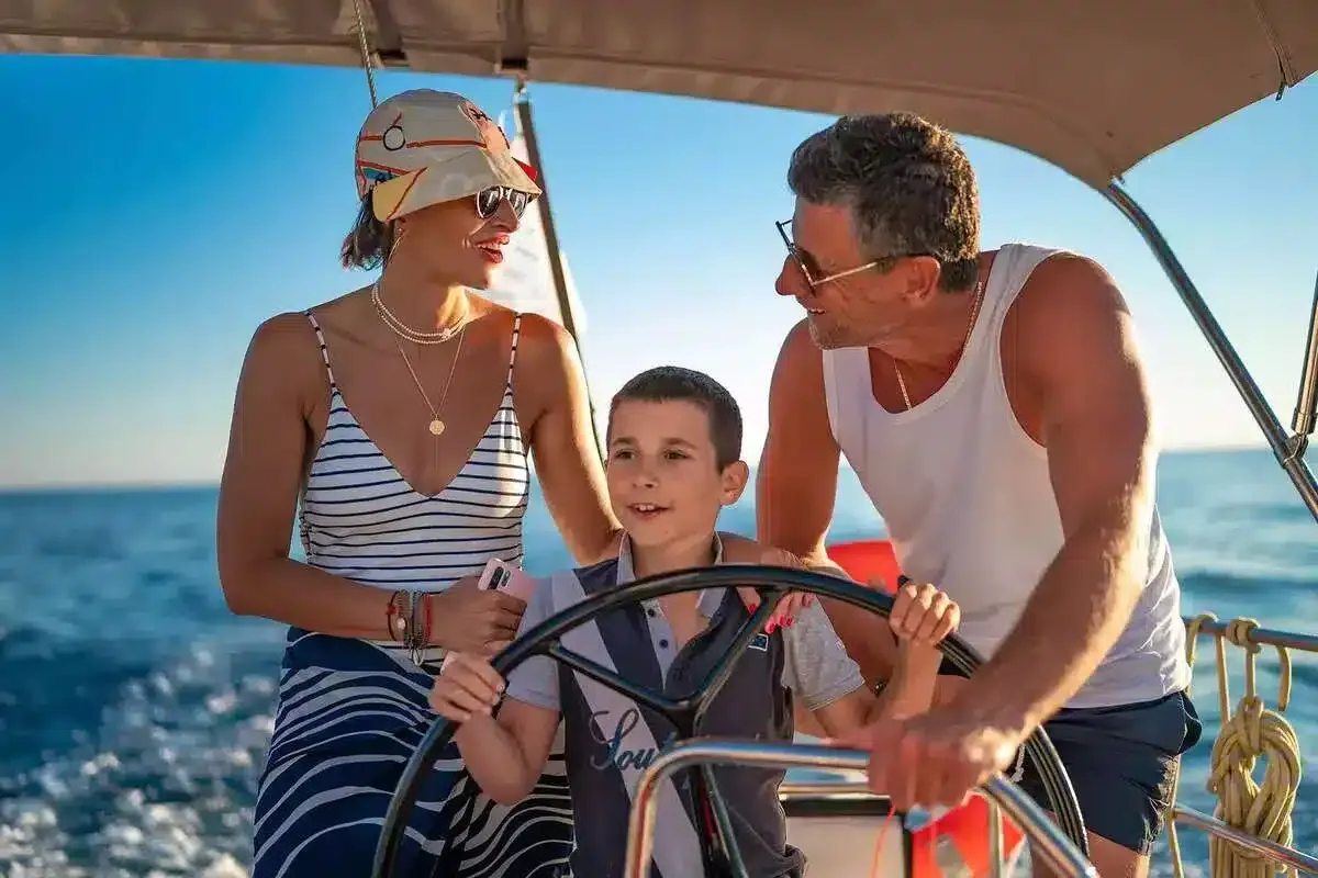 Charter boat or sailing scene from SkipperCity — Yacht Charters from Šibenik